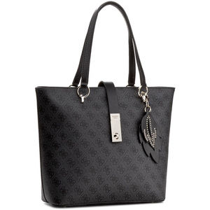 Guess Monogram Nissana Large Vinyl Tote